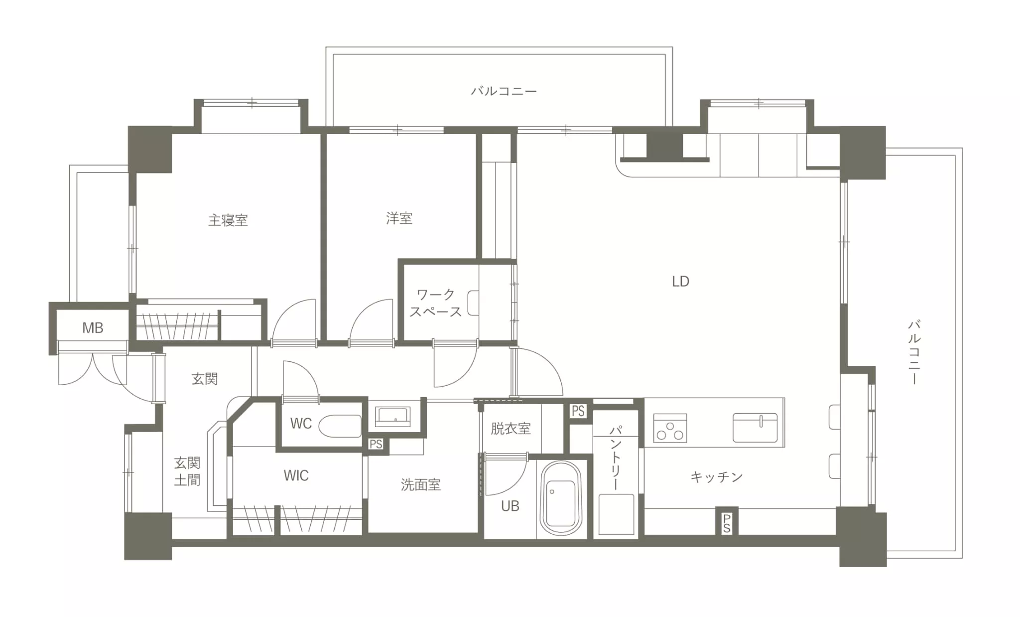 リノベーション事例after間取り図