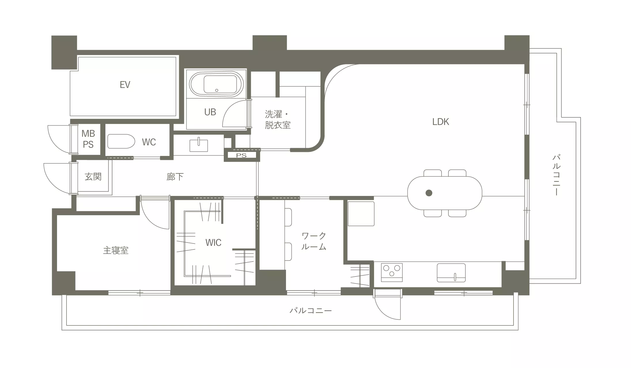 リノベーション事例after間取り図