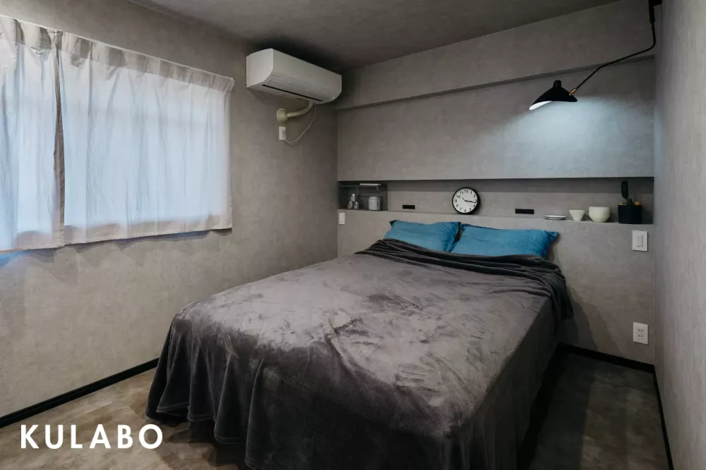 ホテルライクなベッドルームの愛知県名古屋市天白区のリノベーション事例"