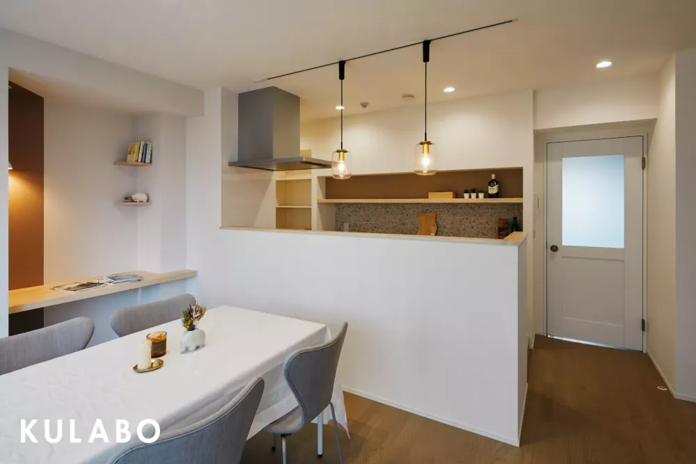 韓国カフェ風ナチュラルテイストのマンションリノベ