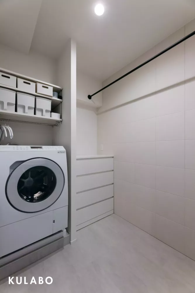 エコカラットを洗面脱衣室に施工した愛知県大府市のリノベーション事例"