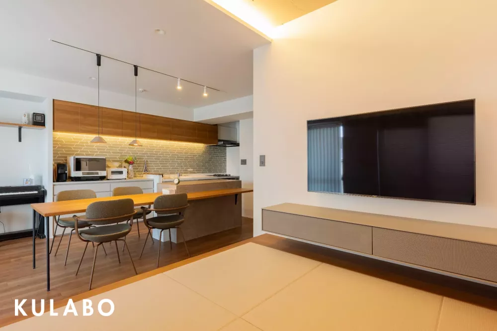 間接照明でキッチン空間を柔らかく包み込んだ愛知県海部郡蟹江町のリノベーション事例