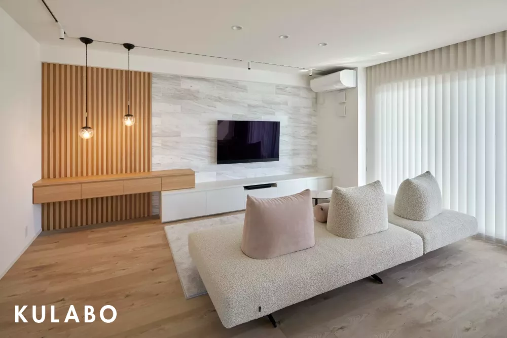 素材をプラスして自分好みの空間に