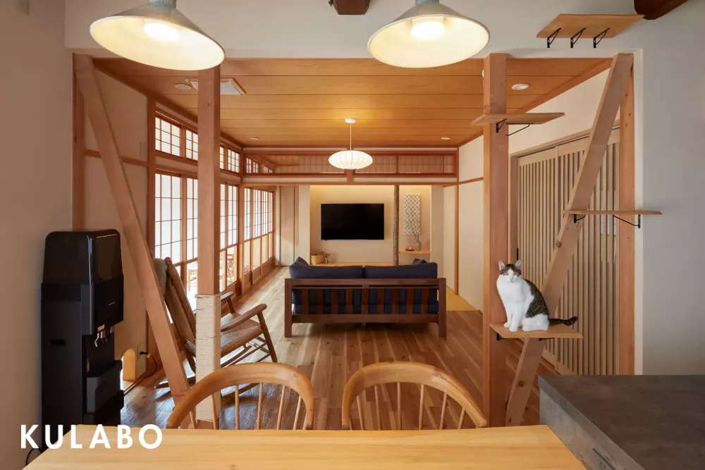 資源を活かす～和に包まれた愛猫との暮らし～