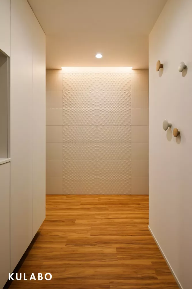 エコカラットを玄関に施工した愛知県名古屋市天白区のリノベーション事例"