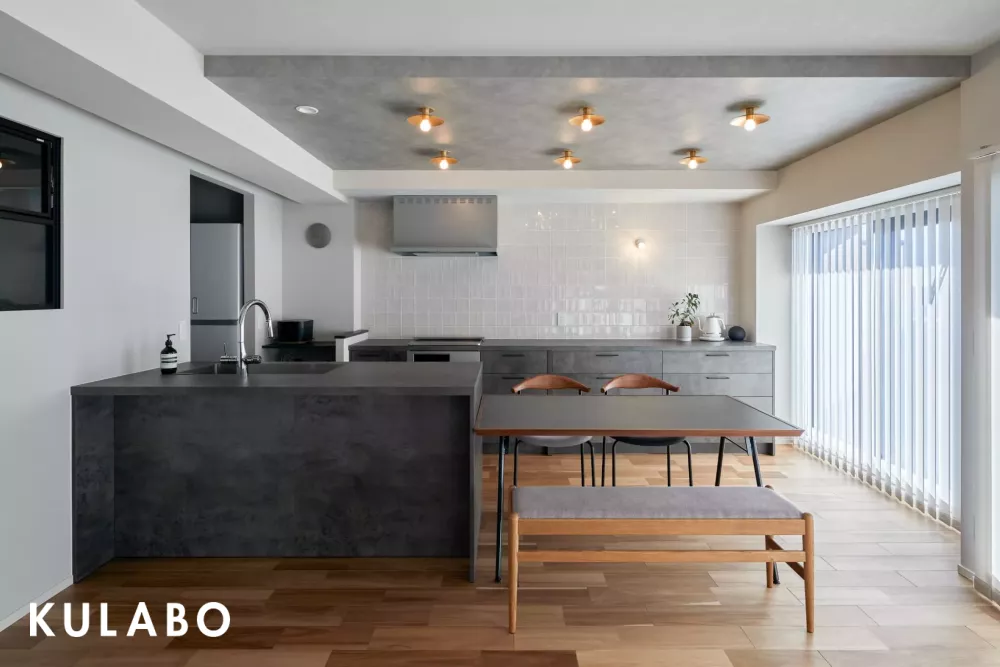 ミニマムな空間に洗練さを～点在する素材たち～