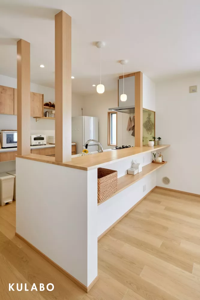 シンプルな中にも遊び心のある 築浅戸建リノベーション