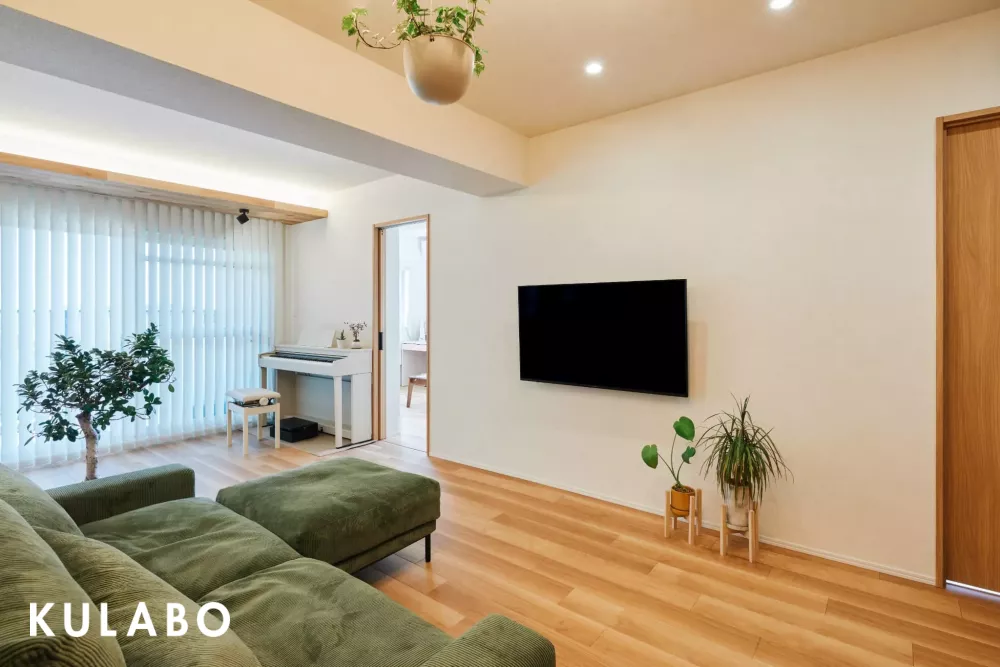 灯りと木が包む 子供の成長を見守る家