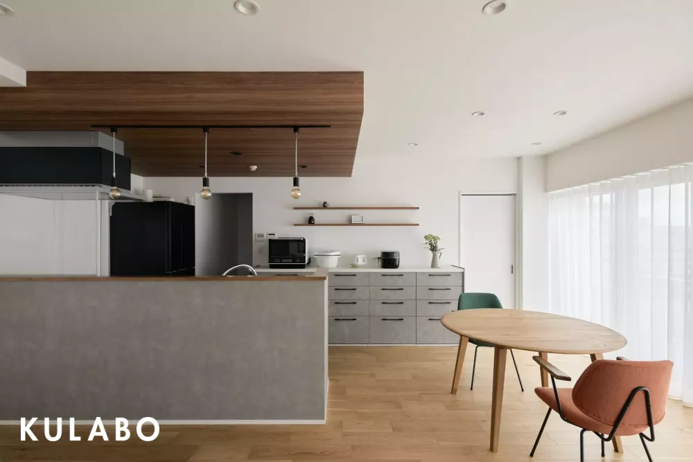 自由な動線が形づくる、二人の住処