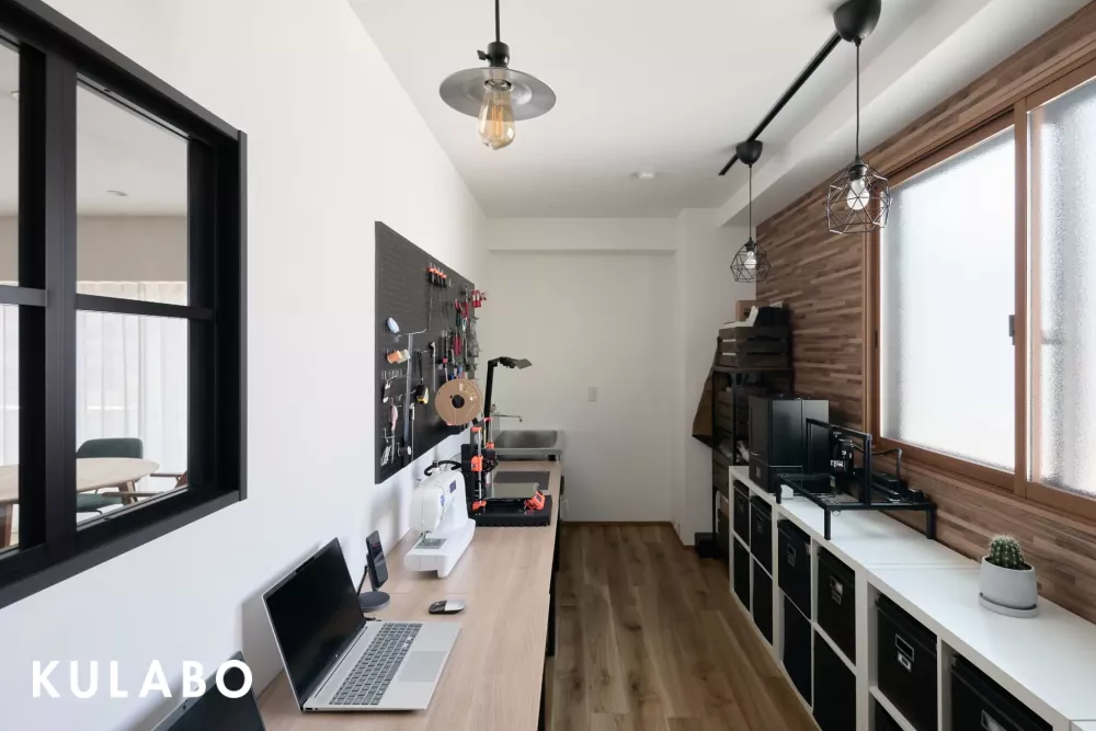 自由な動線が形づくる、二人の住処