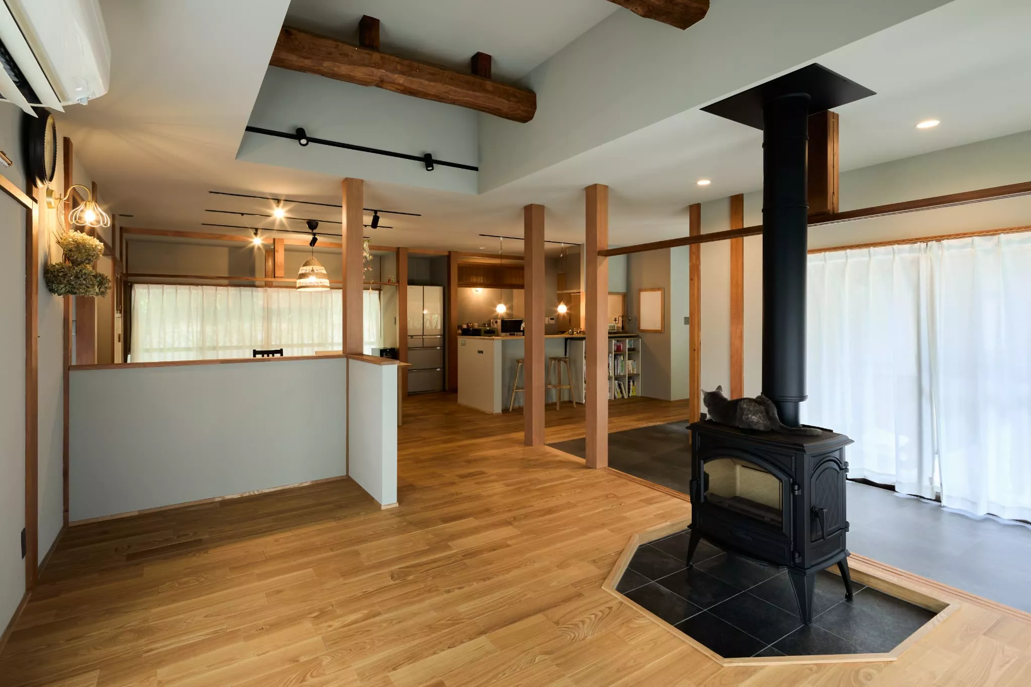 古民家から望む、自然と共に暮らす家