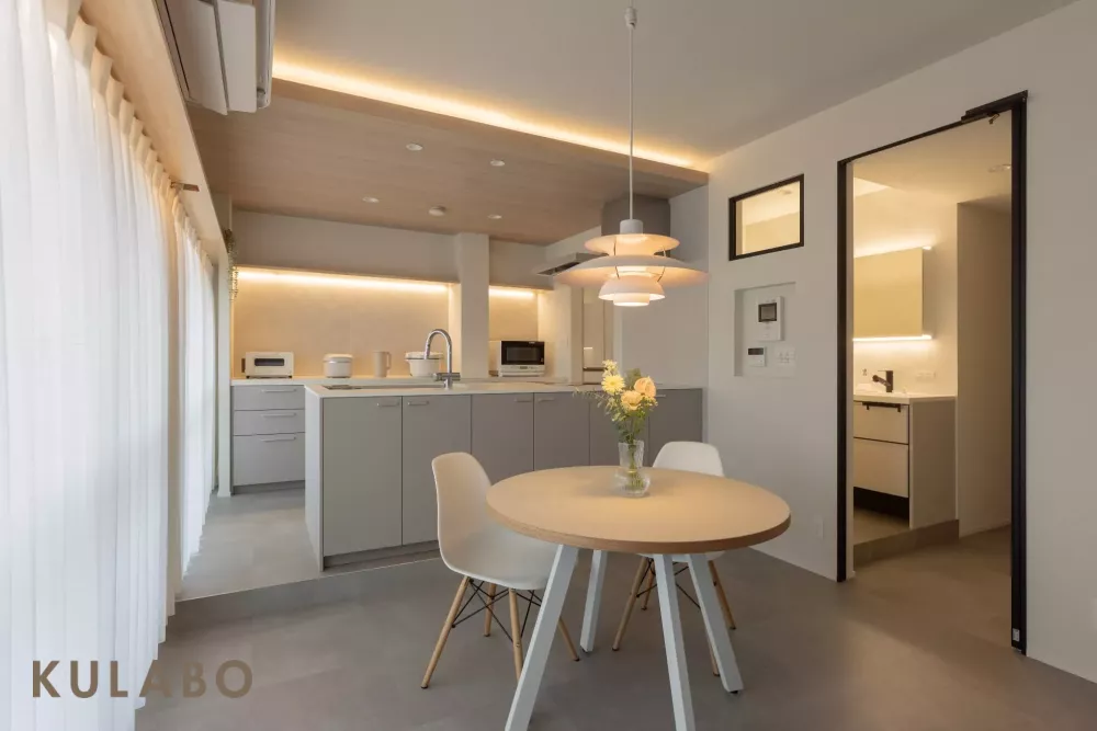 透け感のある光と陰影が織りなす上質空間