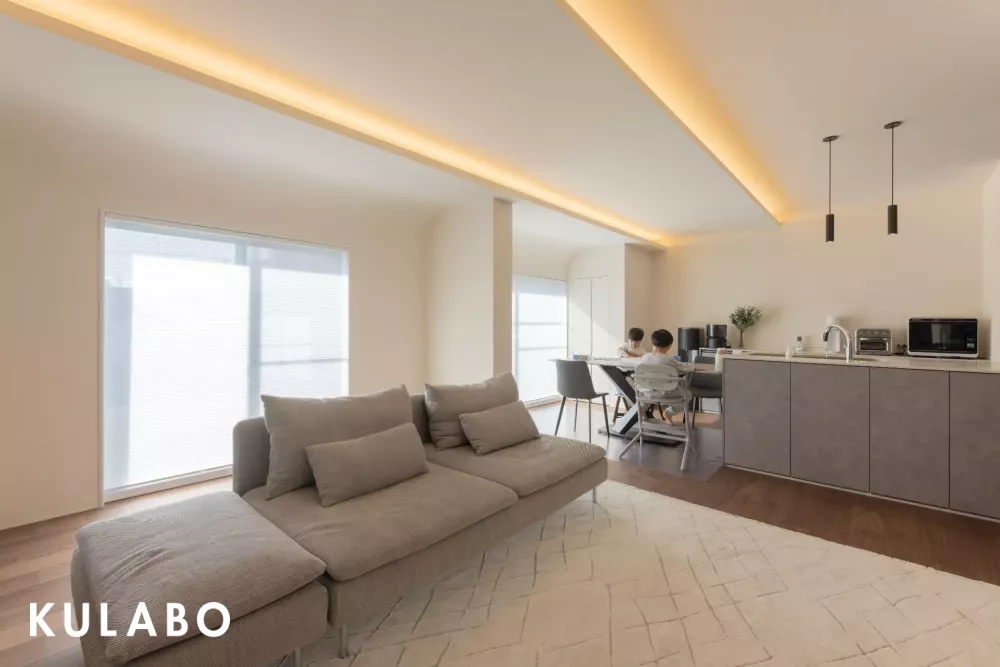 線を削ぎ落とし、光で空間を整える