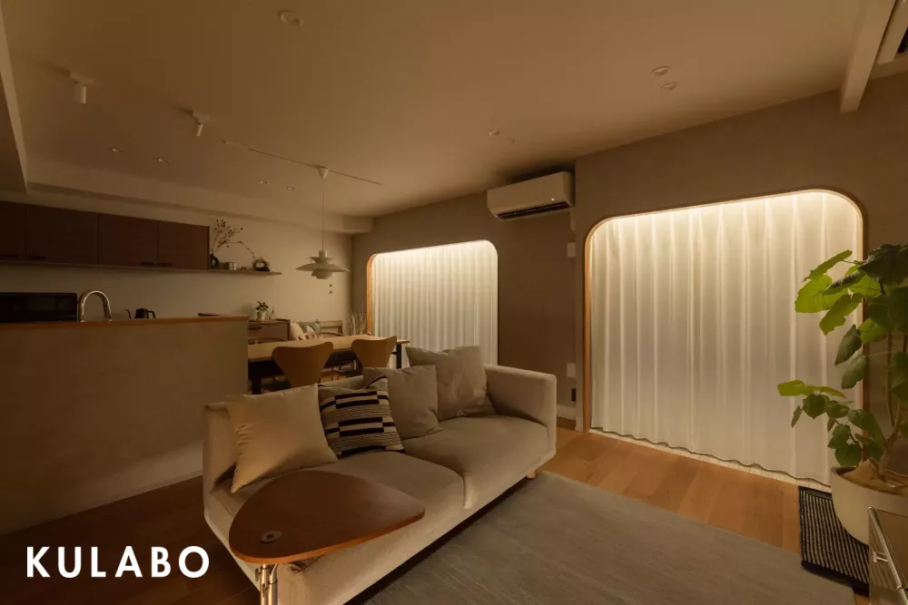 円い風景に心のこわばりを預けて