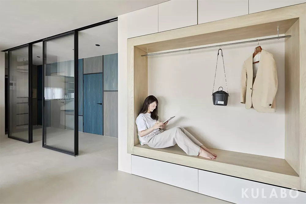 落ち着いて読書ができるヌックスペースへとリノベーションした事例"