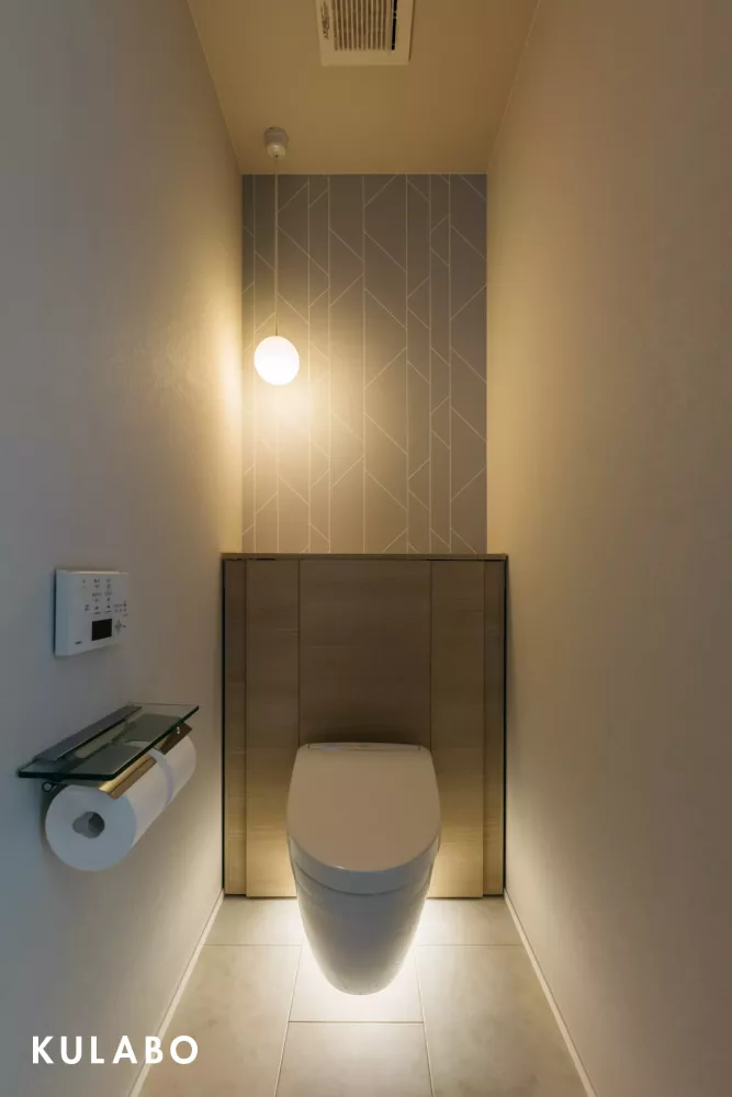 おしゃれなトイレリノベーションの施工事例