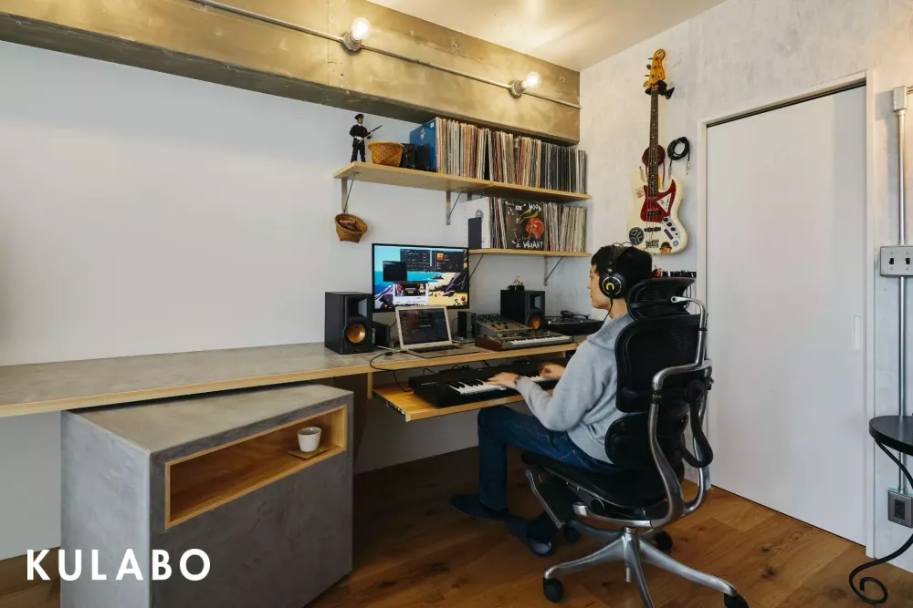 趣味の時間を楽しむマンションリノベ